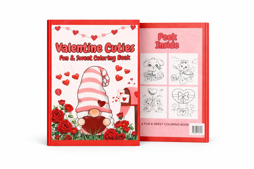 Valentine Cuties: Fun & Sweet Coloring Book